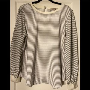 Ann Taylor Loft Striped blouse